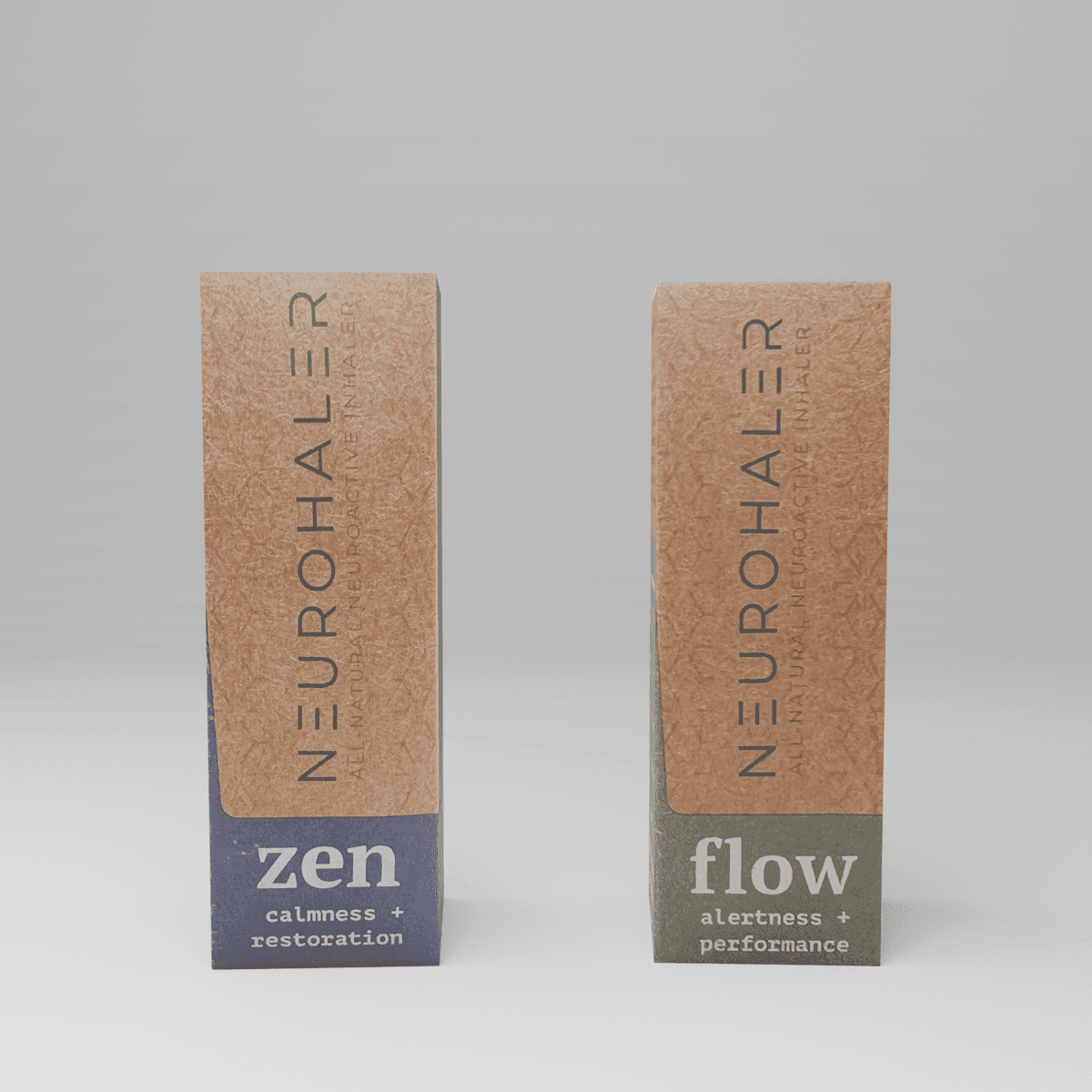 Neurohaler ZEN and FLOW packaging